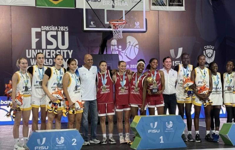 Команда баскетболістів КНУВС здобула срібну медаль на чемпіонаті світу серед університетських команд.