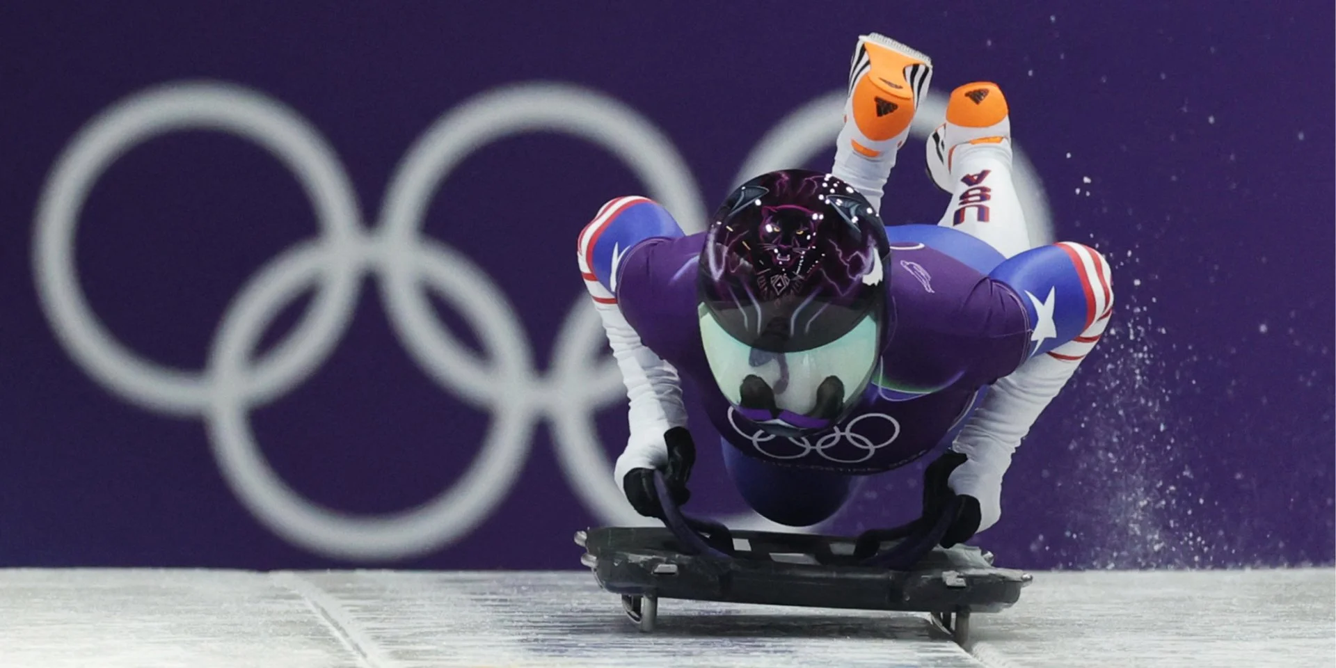 Веном, третє око і палаючий череп: кращі шоломи для скелетоністів на Олімпійських іграх 2026 року - фото.