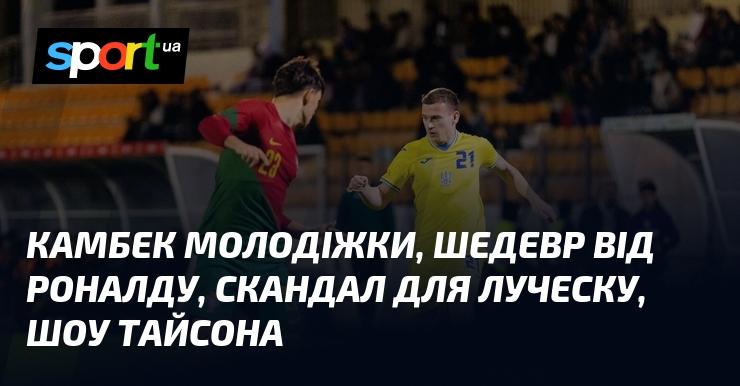 Повернення молодіжної команди, шедевральний момент від Роналду, суперечливі ситуації для Луческу, виступ Тайсона.