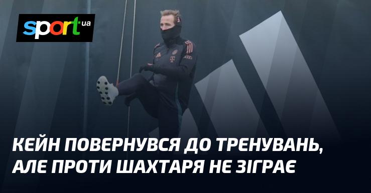 Кейн відновив тренування, проте у матчі з Шахтарем не візьме участі.