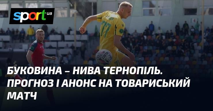 Буковина зустрінеться з Нивою Тернопіль: Огляд та прогноз на товариський матч 24 липня 2025 року на СПОРТ.UA.