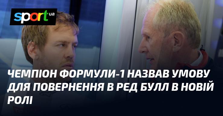 Чемпіон Формули-1 висловив умови, за яких він готовий повернутися до Ред Булл у новій якості.