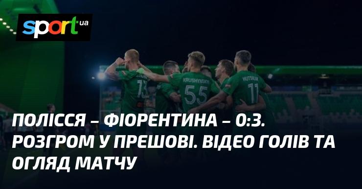Полісся проти Фіорентини: Відео забитих м'ячів та аналіз поєдинку (оновлюється)