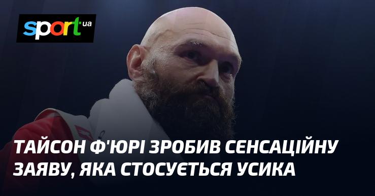 Тайсон Ф'юрі зробив вражаючу заяву, що стосується Усика.